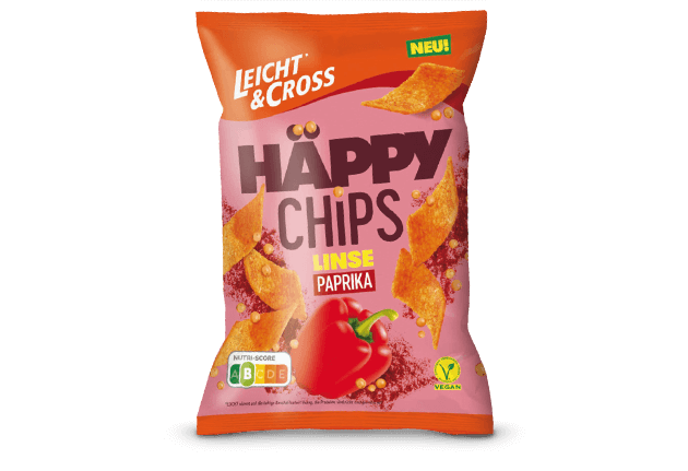 Häppy Chips Linse Paprika - LEICHT&CROSS